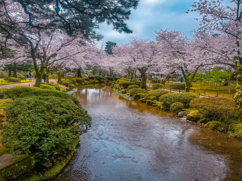 Hanami Bridge: Kenroku-en Garden Kanazawa