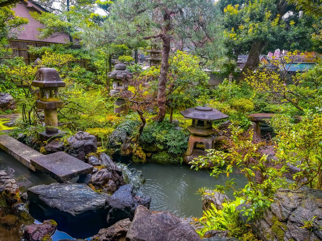 Garden at Nomura-ke Samurai House Kanazawa